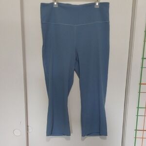 Lululemon Groove Super High Rise Chambray Crop Pants.